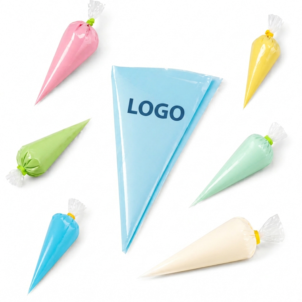 Professional Burst-Resistant Disposable Piping Bags for Cake Decorating - 100 Count