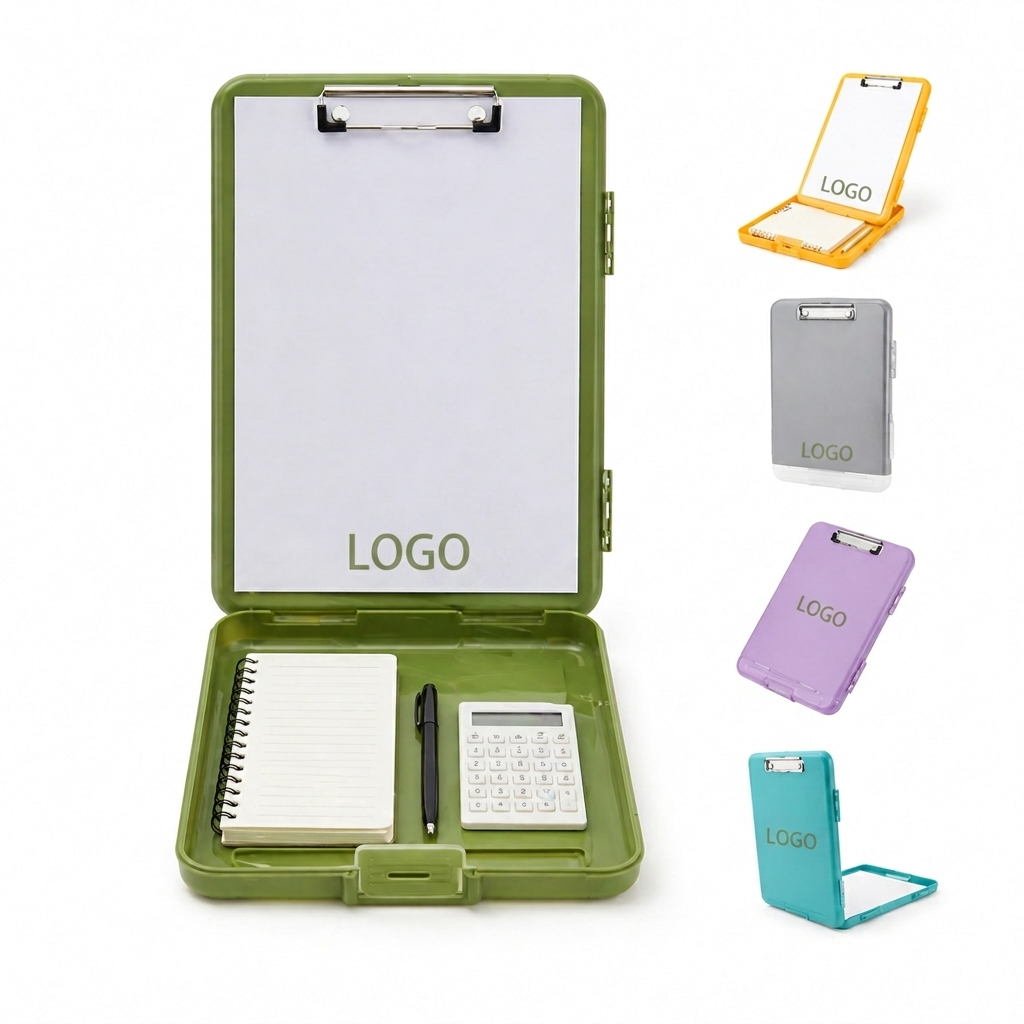 Portable Storage Clipboard with Internal Organization Compartment