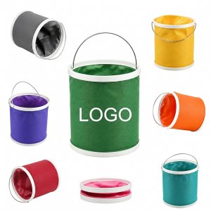 Collapsible 600D Waterproof Utility Bucket for Travel and Camping