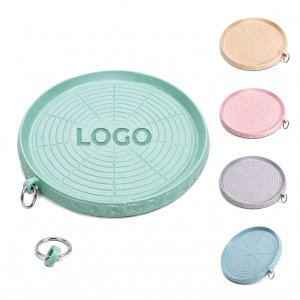 Circular Flexible Silicone Heat Pad with Integrated Hanging Ring