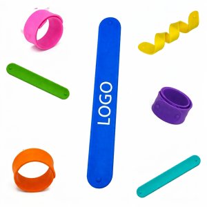 Vibrant Silicone Wrapped Self-Coiling Wristbands
