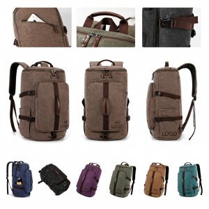 Hybrid Heavy-Duty Canvas Travel Duffel and Backpack